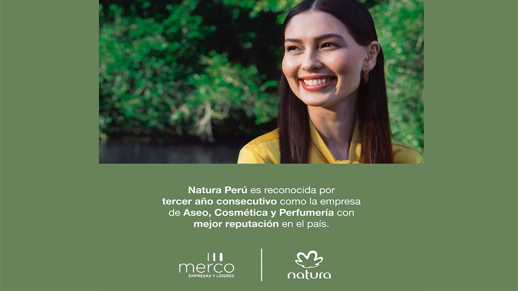 Natura lidera, por tercer año consecutivo, el ranking Merco en el sector  aseo, cosmética y perfumería en Perú - Revista Economía