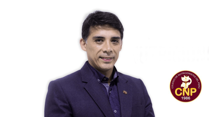 Antonio castillo decano del colegio de nutricionistas del Perú